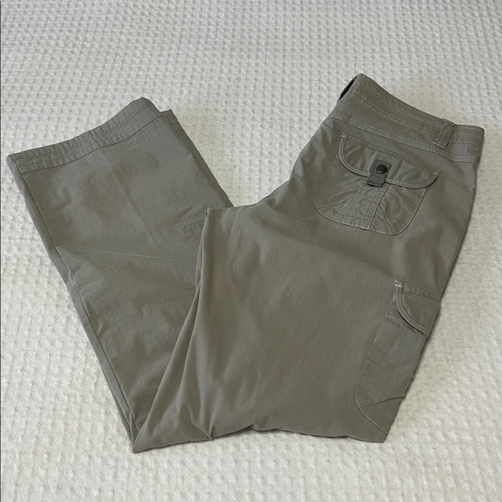 Kuhl Splash Roll-up Convertible Cargo Pants Sage Gray Color Size 10